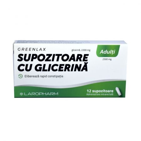 Supozitoare Cu Glicerina Adulti, 12 Bucati