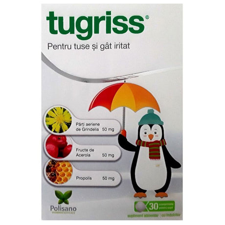 Tugriss, 30 comprimate, Polisano Pharmaceuticals
