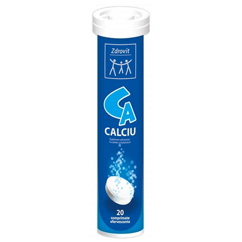 Zdrovit Calciu, 20 Capsule Efervescente, Zdrovit